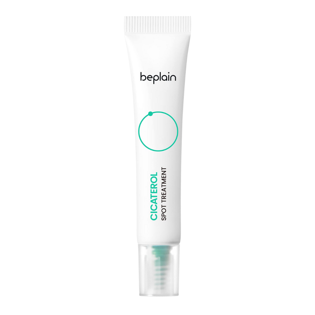 Spot treatment texture swatch showing balm-like consistency