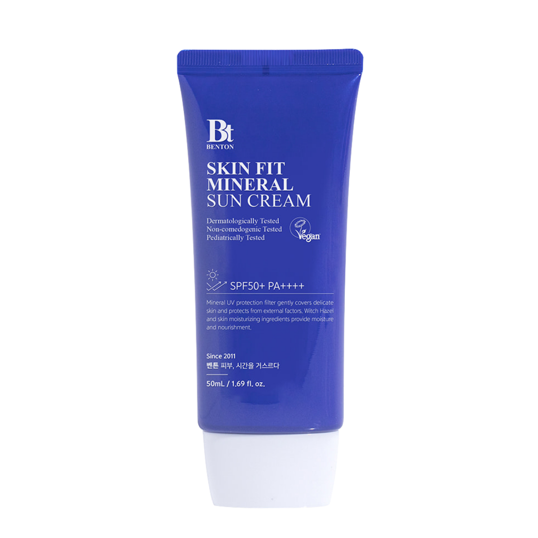 Benton Skin Fit Mineral Sun Cream SPF50+ PA++++ 50ml Korean sunscreen product image