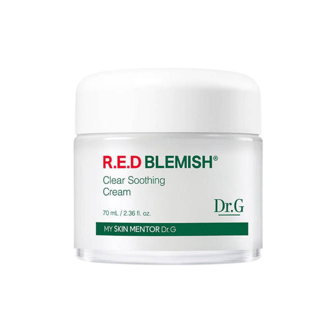 Dr.G Red Blemish Clear Soothing Cream 70ml Korean skincare product image