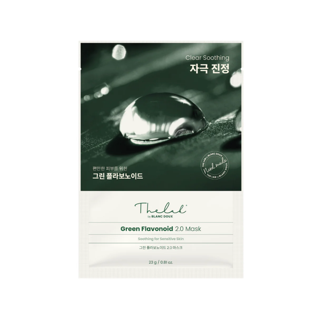 THE LAB by blanc doux Green Flavonoid 2.0 Mask 1ea 23g Korean skincare product image