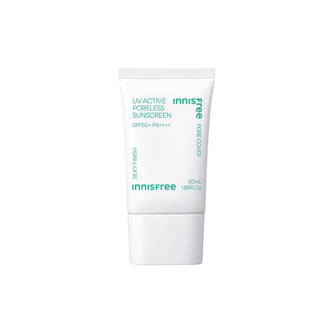 Innisfree UV Active Poreless Sunscreen 50ml Korean sunscreen product image