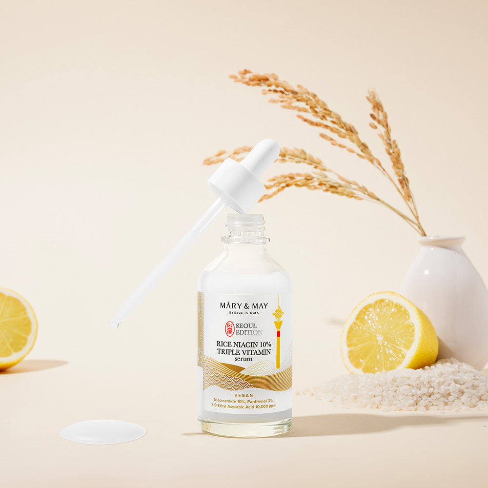Mary&May Rice Niacin 10% Triple Vitamin Serum 80ml Korean essence product image