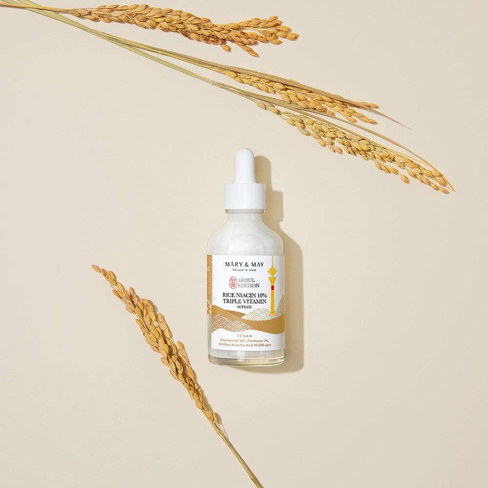 Mary&May Rice Niacin 10% Triple Vitamin Serum 80ml Korean essence product image