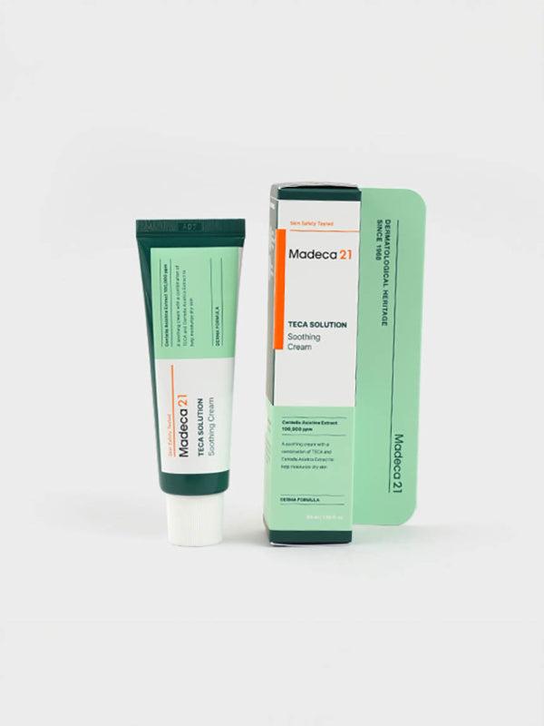 Madeca21 Teca Solution ingredient list on packaging
