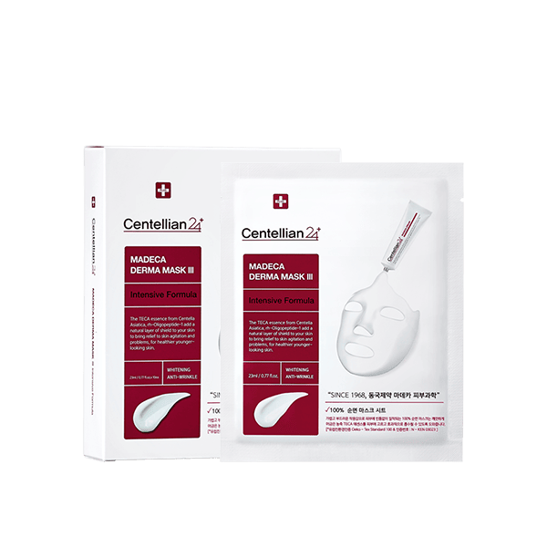 Centellian24 Derma Mask Intensive box open showing sachets