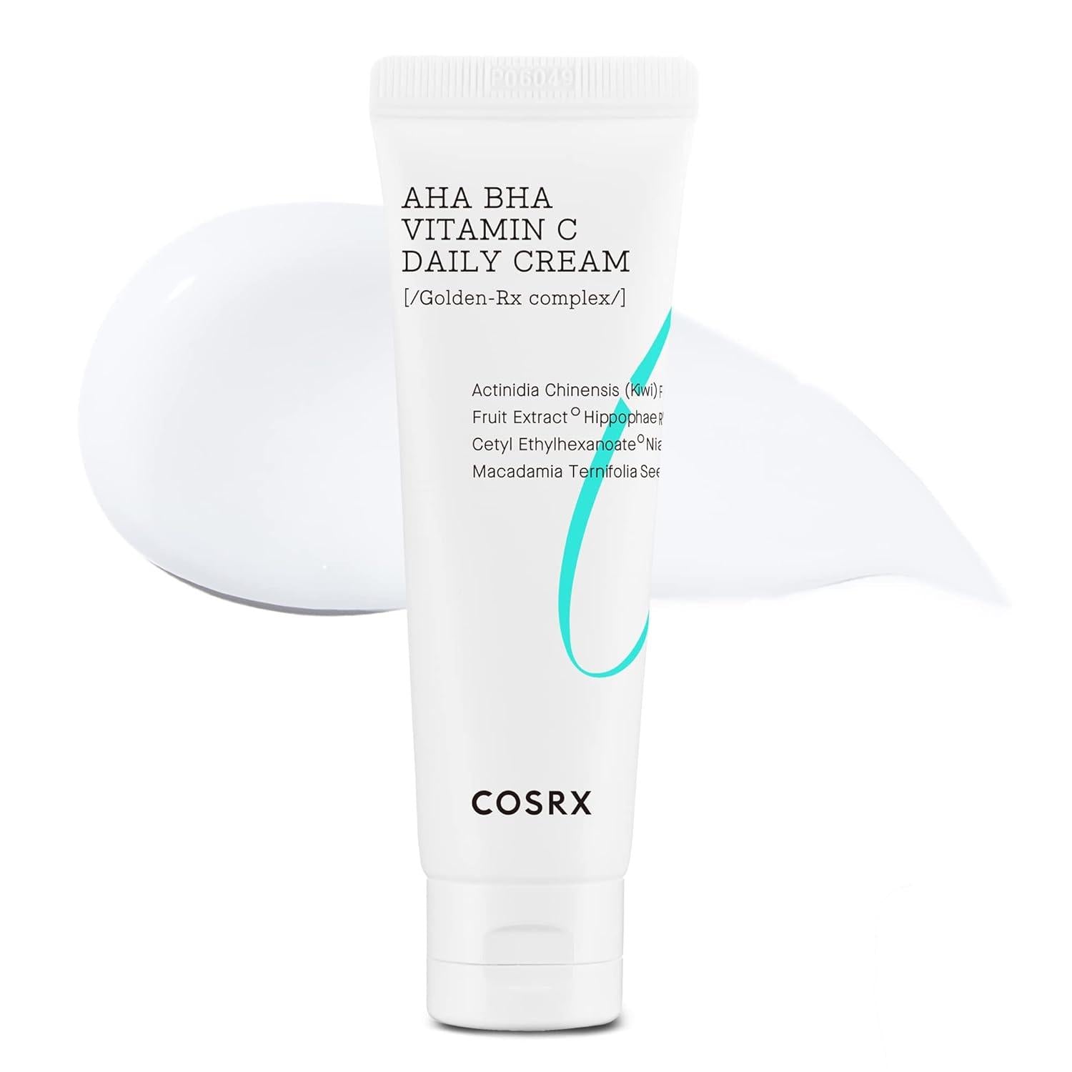 COSRX Refresh AHA BHA Vitamin C Daily Cream 50ml Korean skincare product image