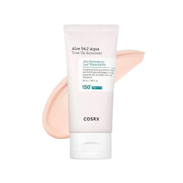 COSRX Aloe 54.2 Aqua Tone Up Sunscreen 50ml Korean sunscreen product image