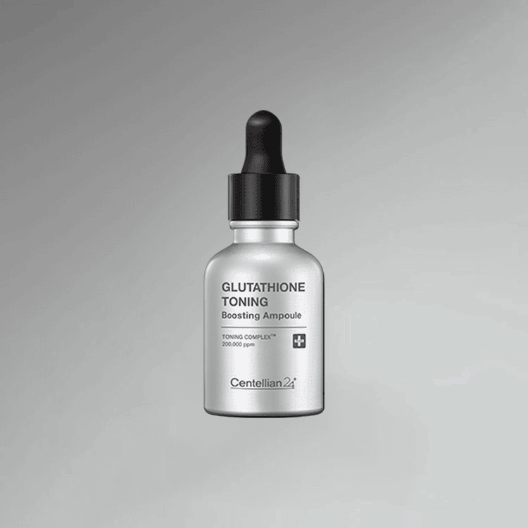 Centellian24 Glutathione Ampoule packaging box and bottle together