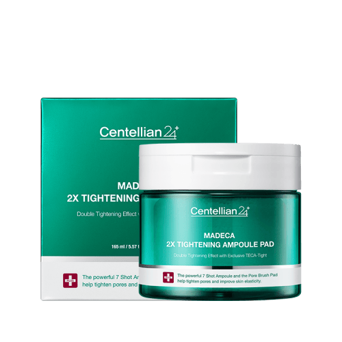 Centellian24 Madeca Double Tightening Pad box open showing stacked pads