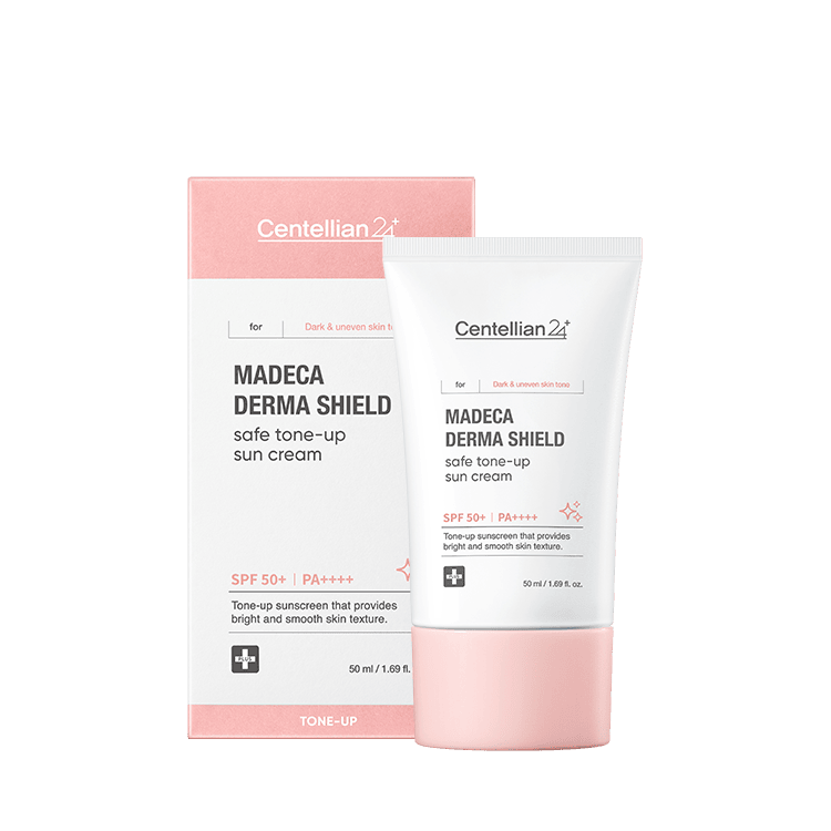 Centellian24 Madeca Derma Shield Safe Tone Up Sun Cream 50ml Korean sunscreen product image