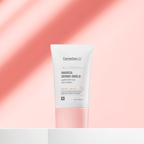Centellian24 Tone Up Sun Cream size in hand