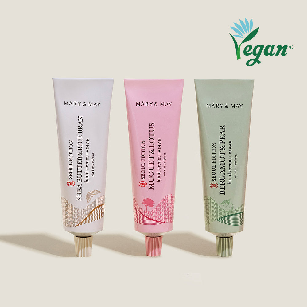 Mary&May Seoul Edition Hand Cream Trio Set (50ml x3) Korean body care product image