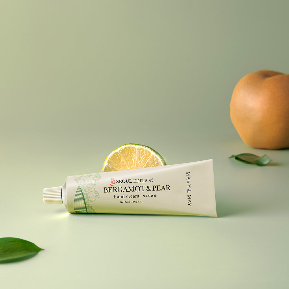 Mary&May Seoul Edition Bergamot & Pear Hand Cream 50ml Korean body care product image