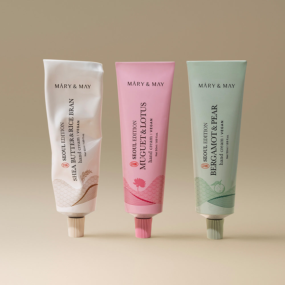Mary&May Seoul Edition Bergamot & Pear Hand Cream 50ml Korean body care product image