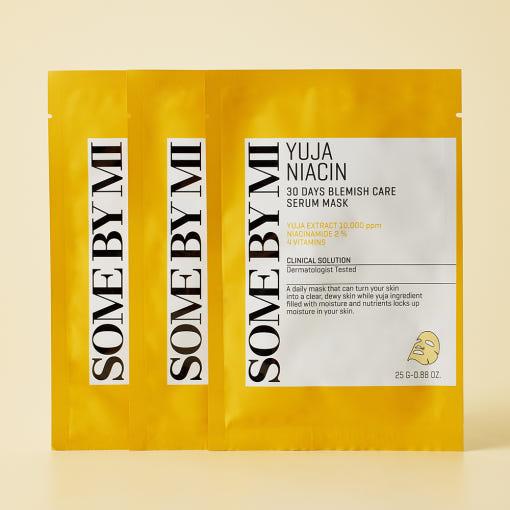 SOME BY MI Yuja Niacin 30 Days Care Serum Mask x 10ea Korean serum product image