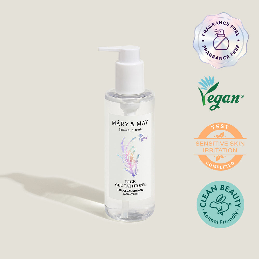 Mary&May Rice Glutathione LHA Cleansing Oil 200ml Korean cleanser product image