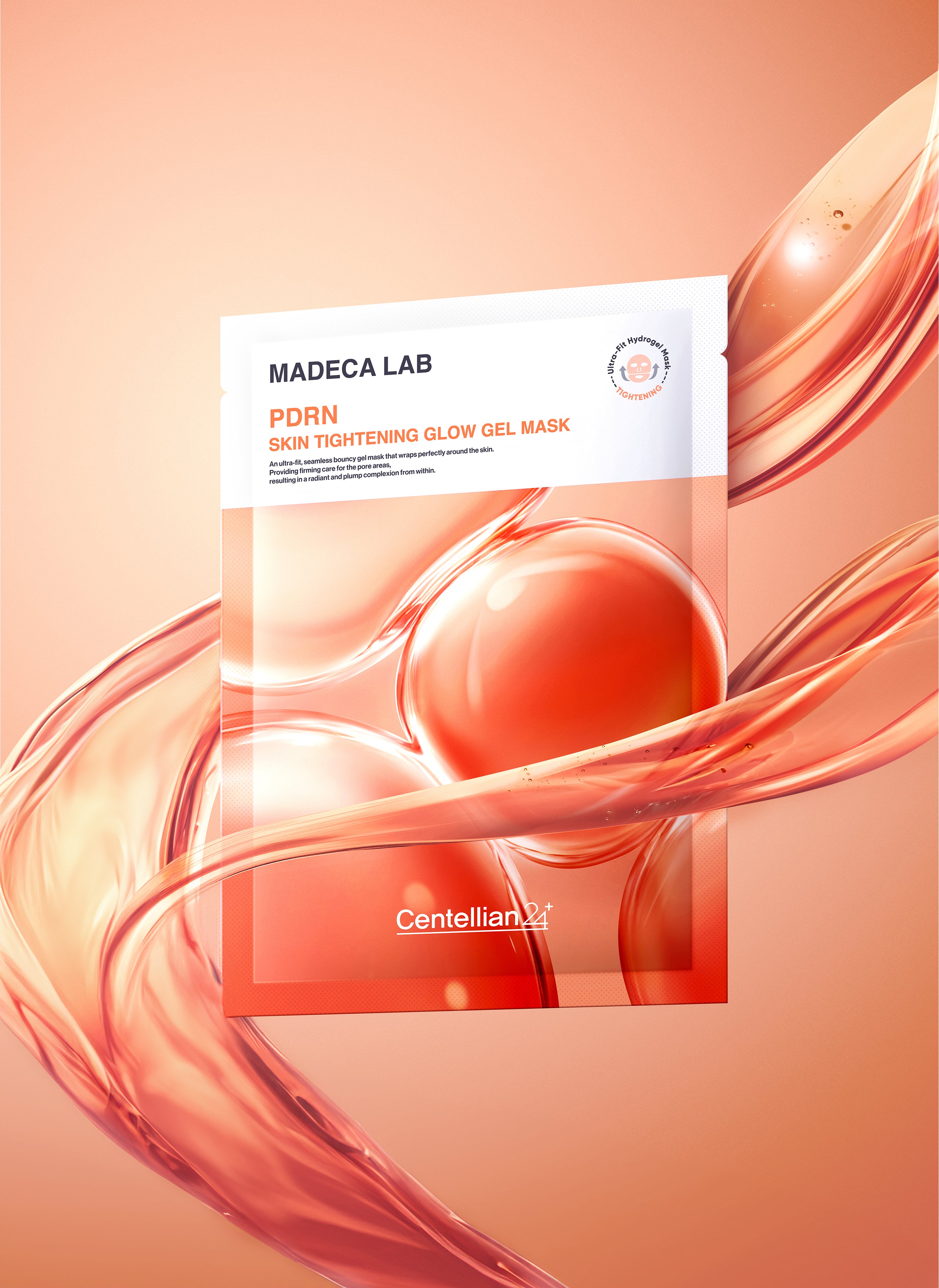 Centellian24 Madeca Lab PDRN Skin Tightening Glow Gel Mask 5ea Korean skincare product image