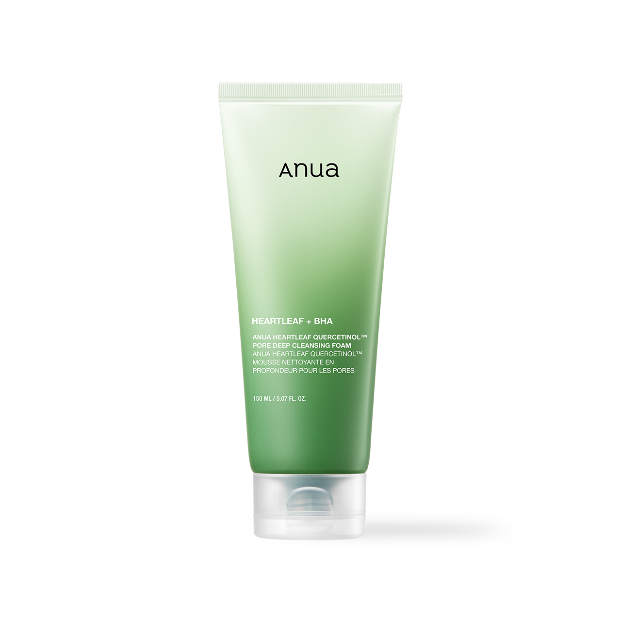 ANUA Heartleaf Quercetinol Pore Deep Cleansing Foam 150ml Korean cleanser product image