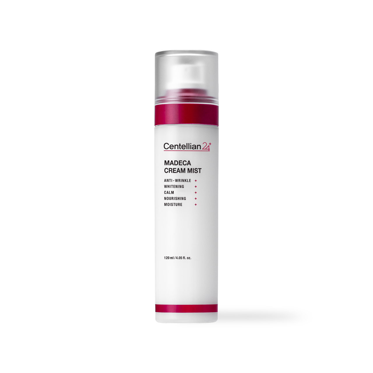 Centellian24 Cream Mist spraying fine mist over skin