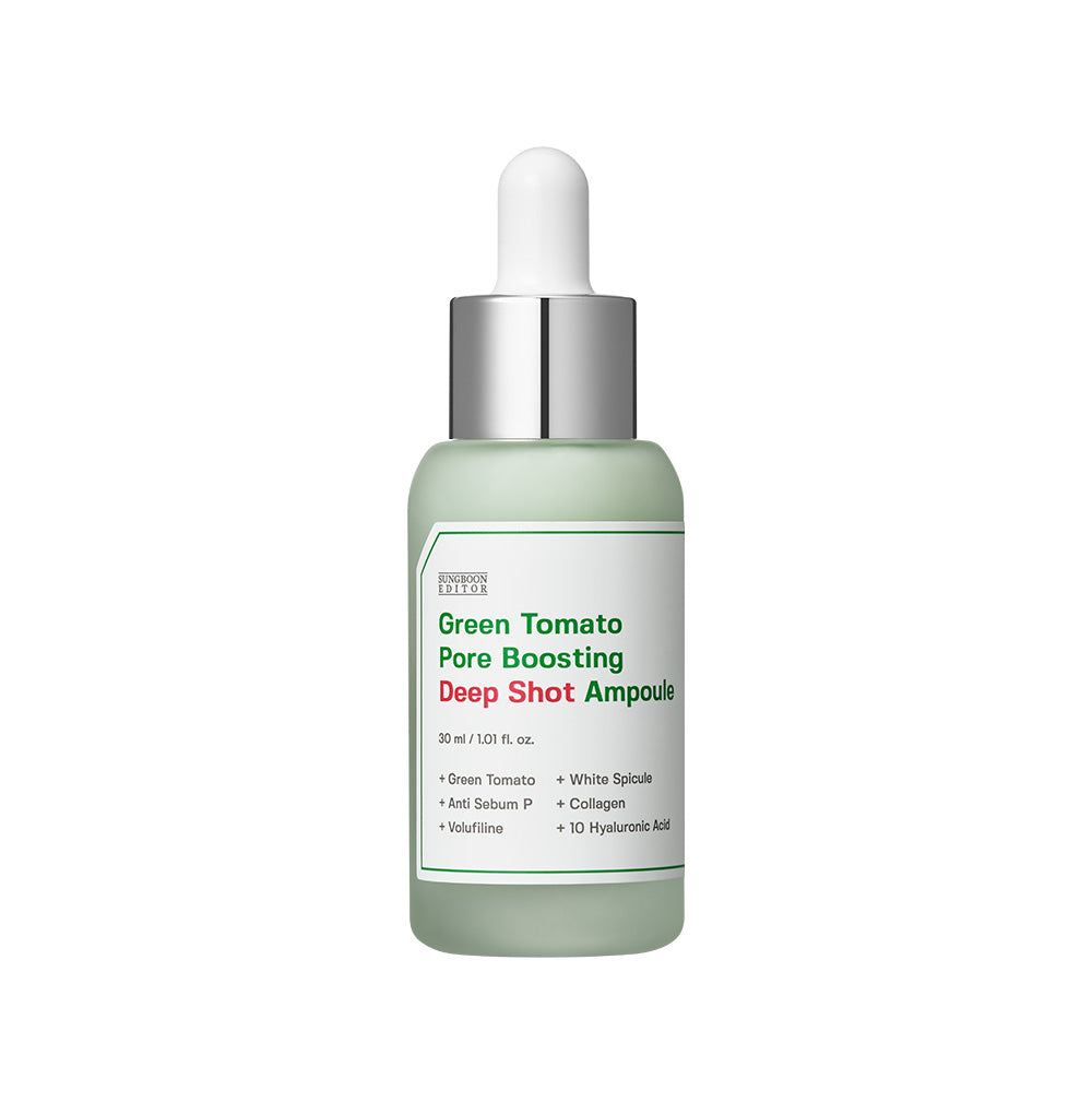 SUNGBOON EDITOR Green Tomato Pore Boosting Deep Shot Ampoule 30ml Korean ampoule product image