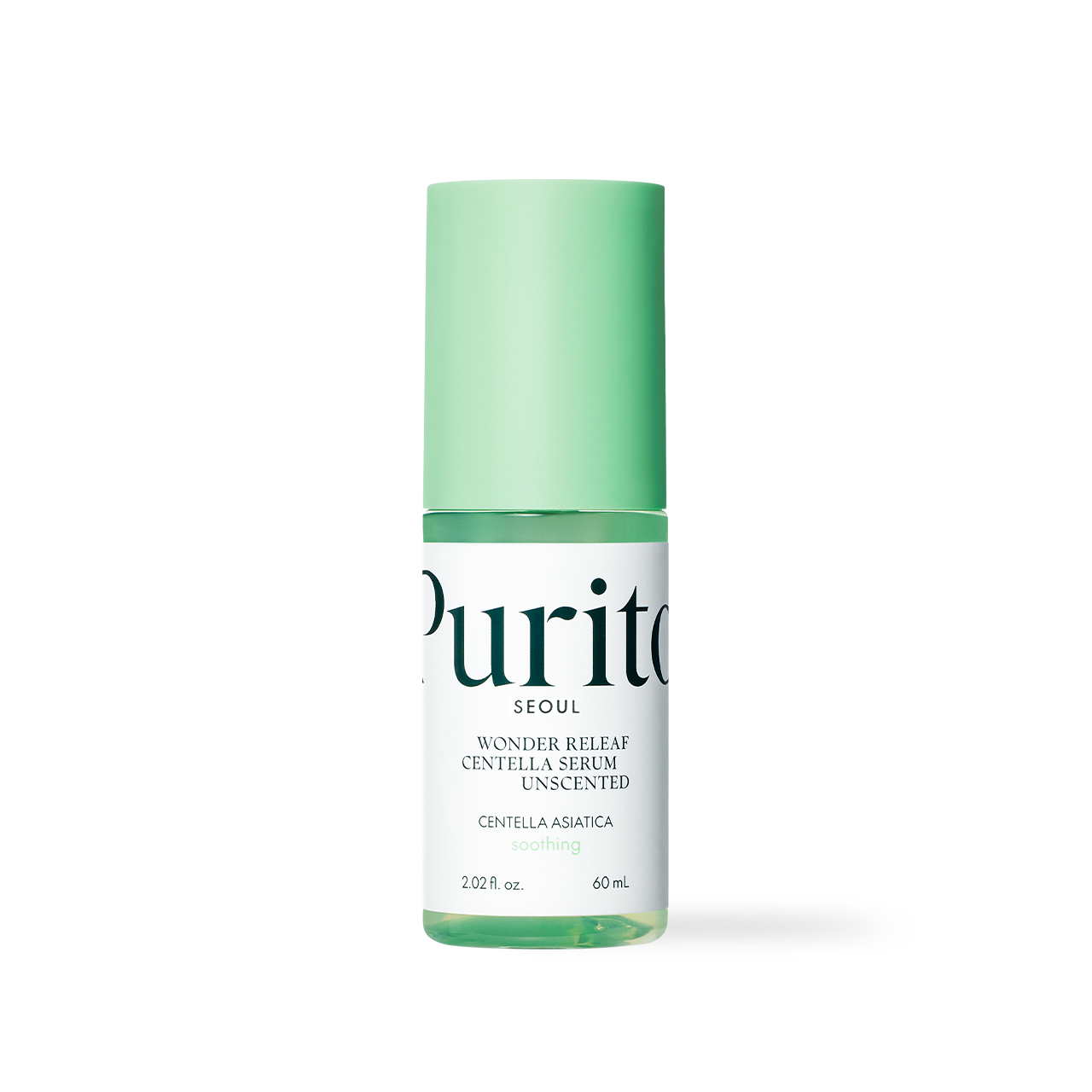 PURITO Wonder Releaf Centella Serum Unscented 60ml Korean serum product image
