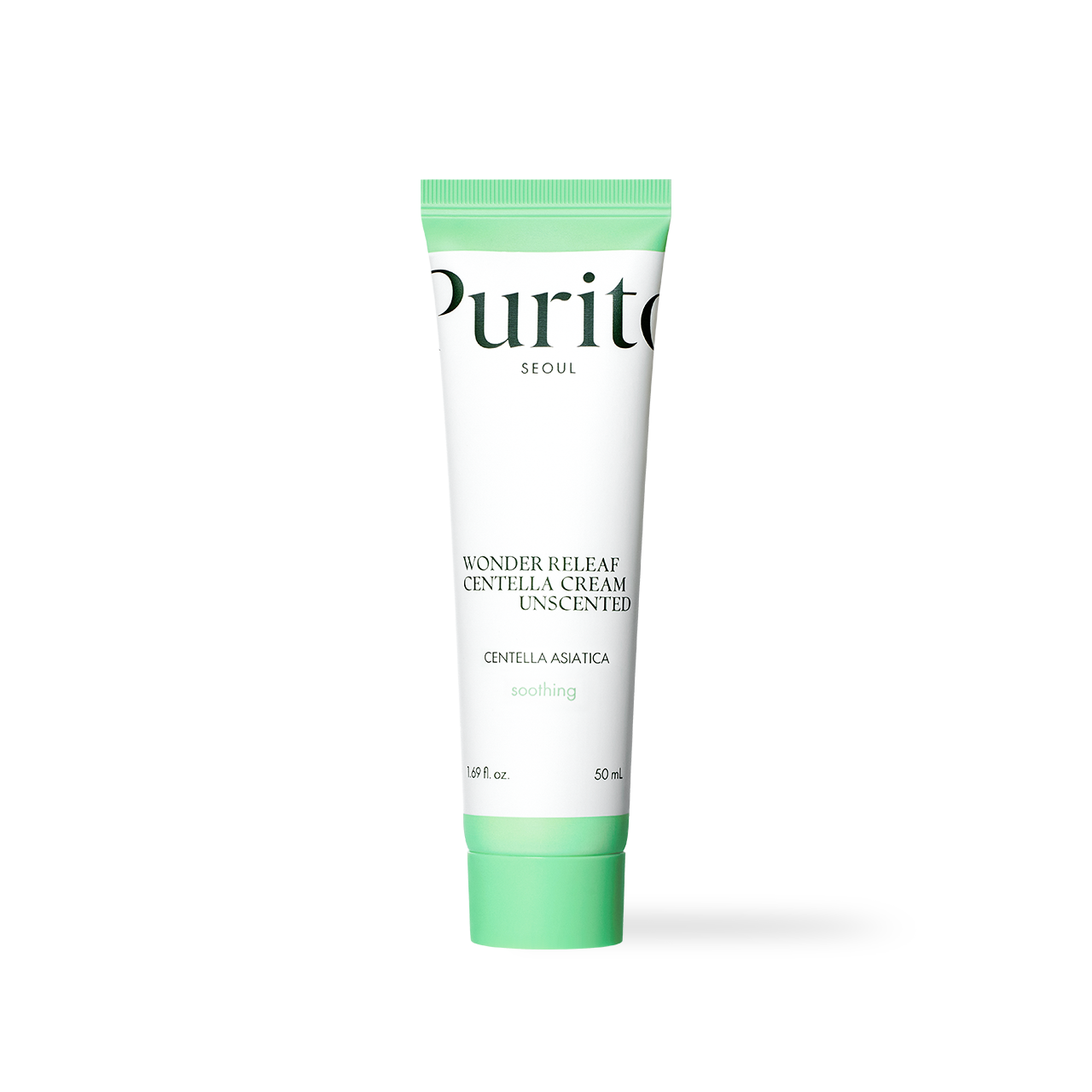 PURITO Wonder Releaf Centella Cream Unscented 50ml Korean moisturizer product image