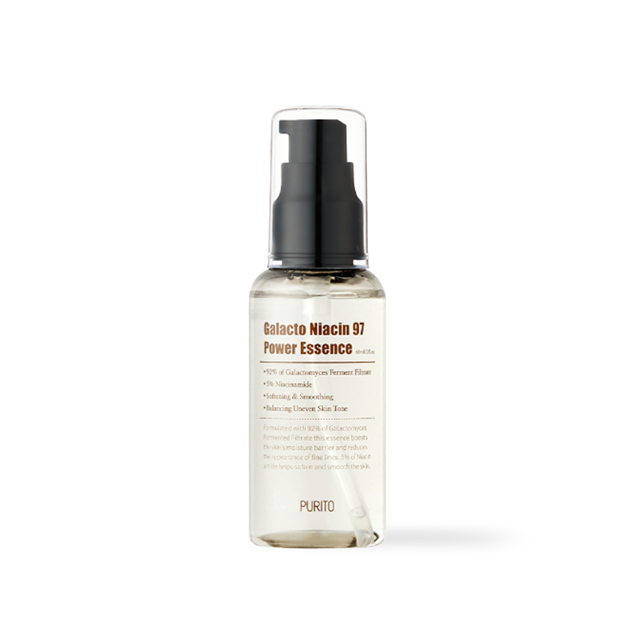 PURITO Galacto Niacin 97 Power Essence 60ml Korean essence product image