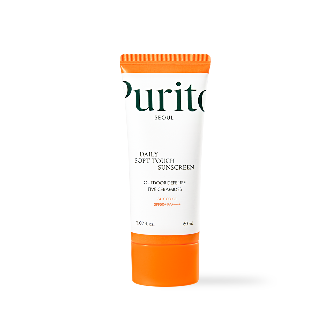 PURITO Daily Soft Touch Sunscreen SPF50+ PA++++ 60ml Korean sunscreen product image