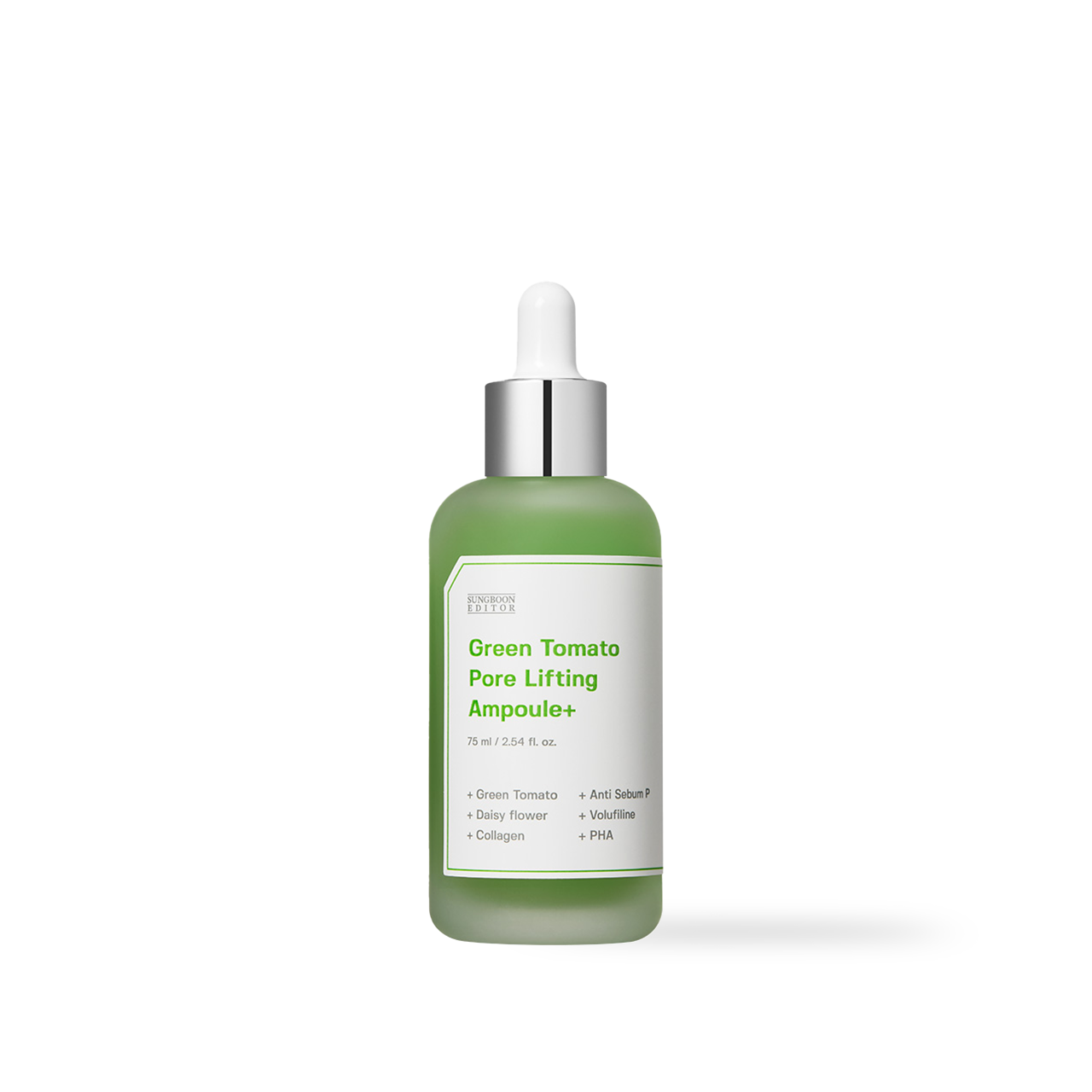 SUNGBOON EDITOR Green Tomato Pore Lifting Ampoule 75ml Korean ampoule product image