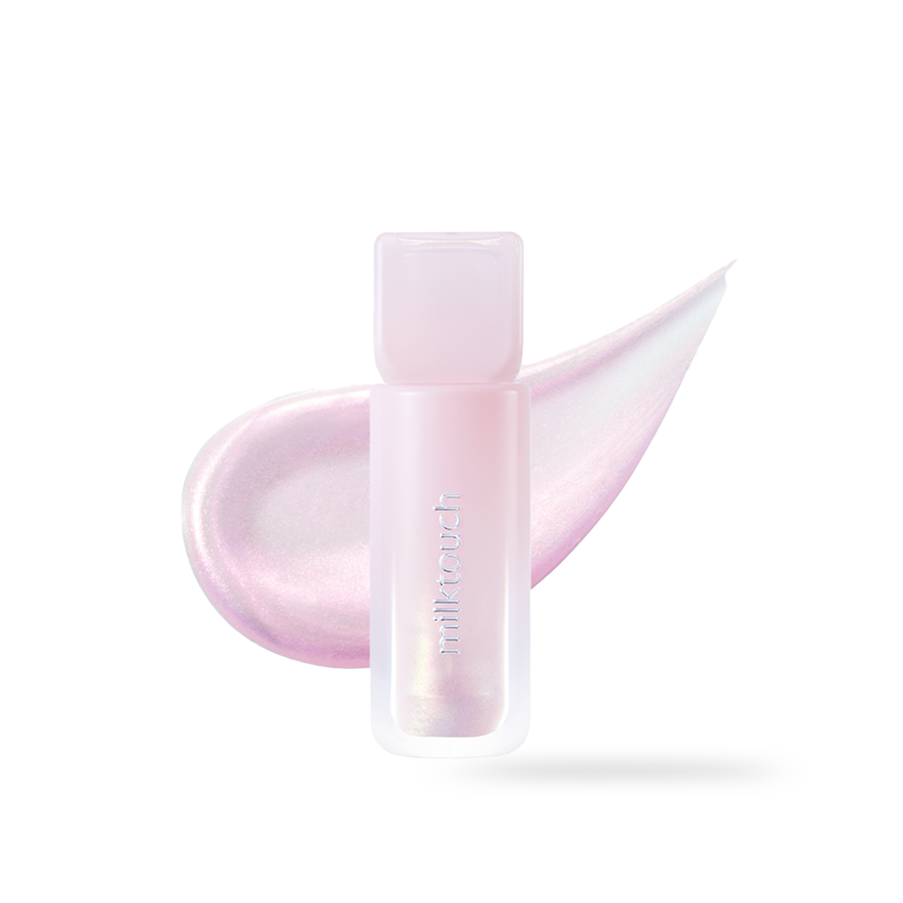 Milk Touch Dew Stain Sheer Aurora Gloss #02 Baby Dew 4g K-beauty lip product product image