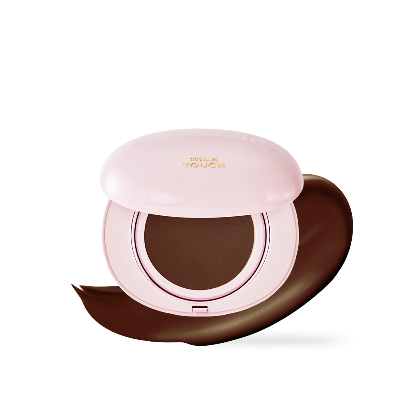 Milk Touch All Day Skin Fit Milky Glow Cushion #50C Chocolate 15g K-beauty makeup product image