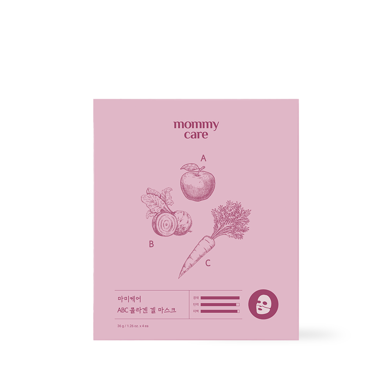 mommycare Abc Collagen Gel Mask 36g x 4pcs Korean skincare product image