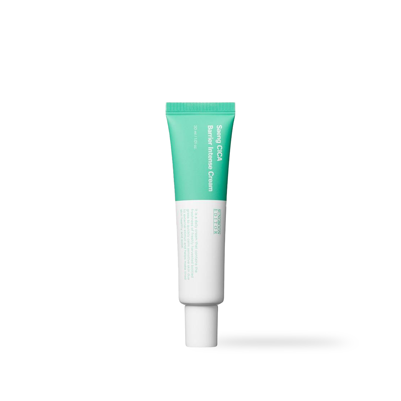 SUNGBOON EDITOR Saeng Cica Barrier Intensive Cream 30ml Korean moisturizer product image