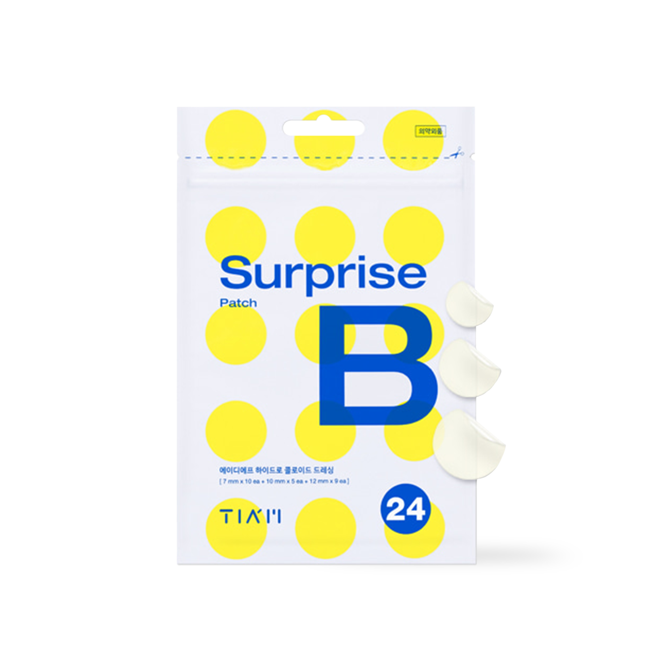 TIAM Surprise B Patch (24 Count, Pack of 1) 1 Pack (18pcs) Korean skincare product image