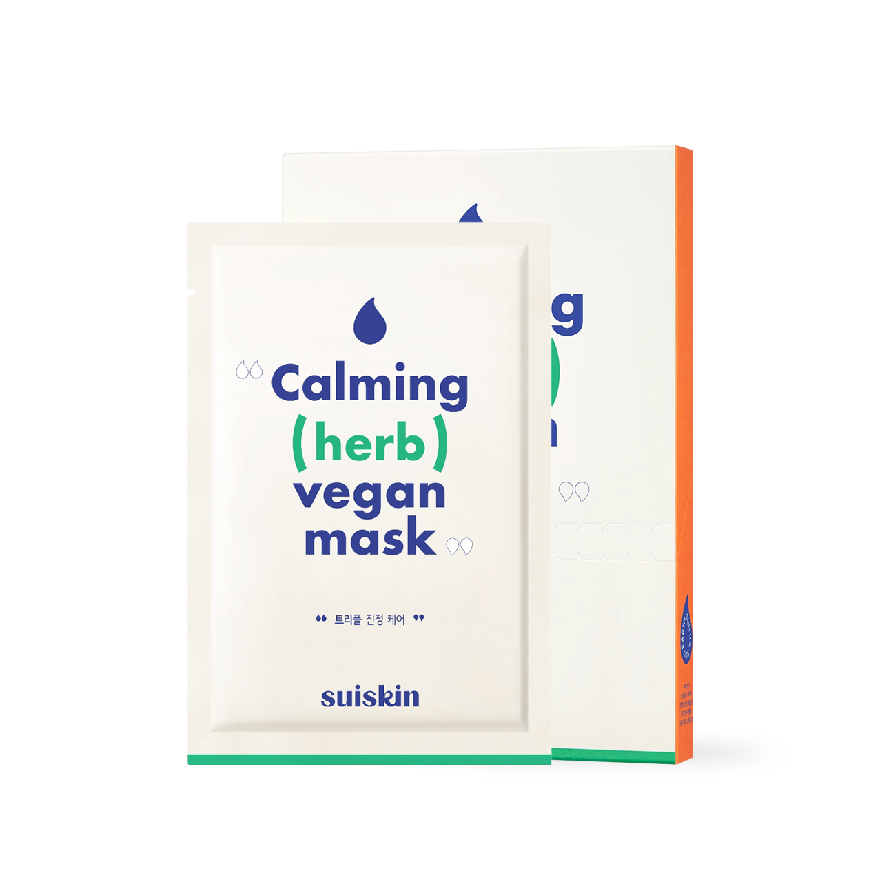 SUISKIN Calming (Herb) Vegan Mask Box 5ea Korean skincare product image