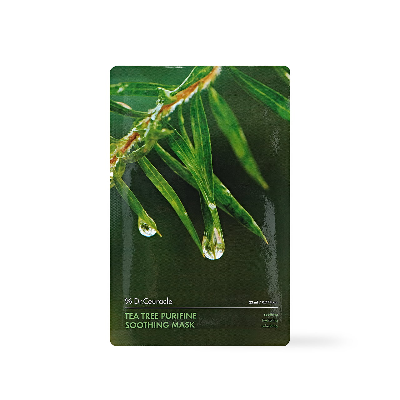 Dr. Ceuracle Tea Tree Purifine Soothing Mask 10ea Korean skincare product image