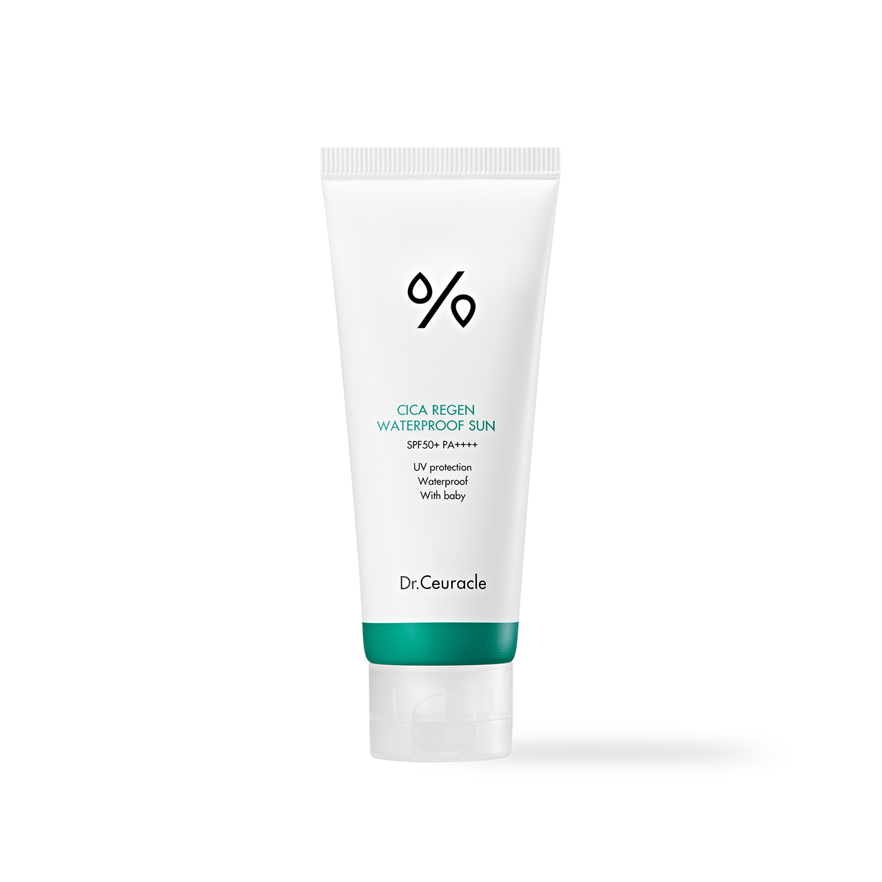 Dr. Ceuracle Cica Regen Waterproof Sun SPF50+ PA++++ 100ml Korean sunscreen product image