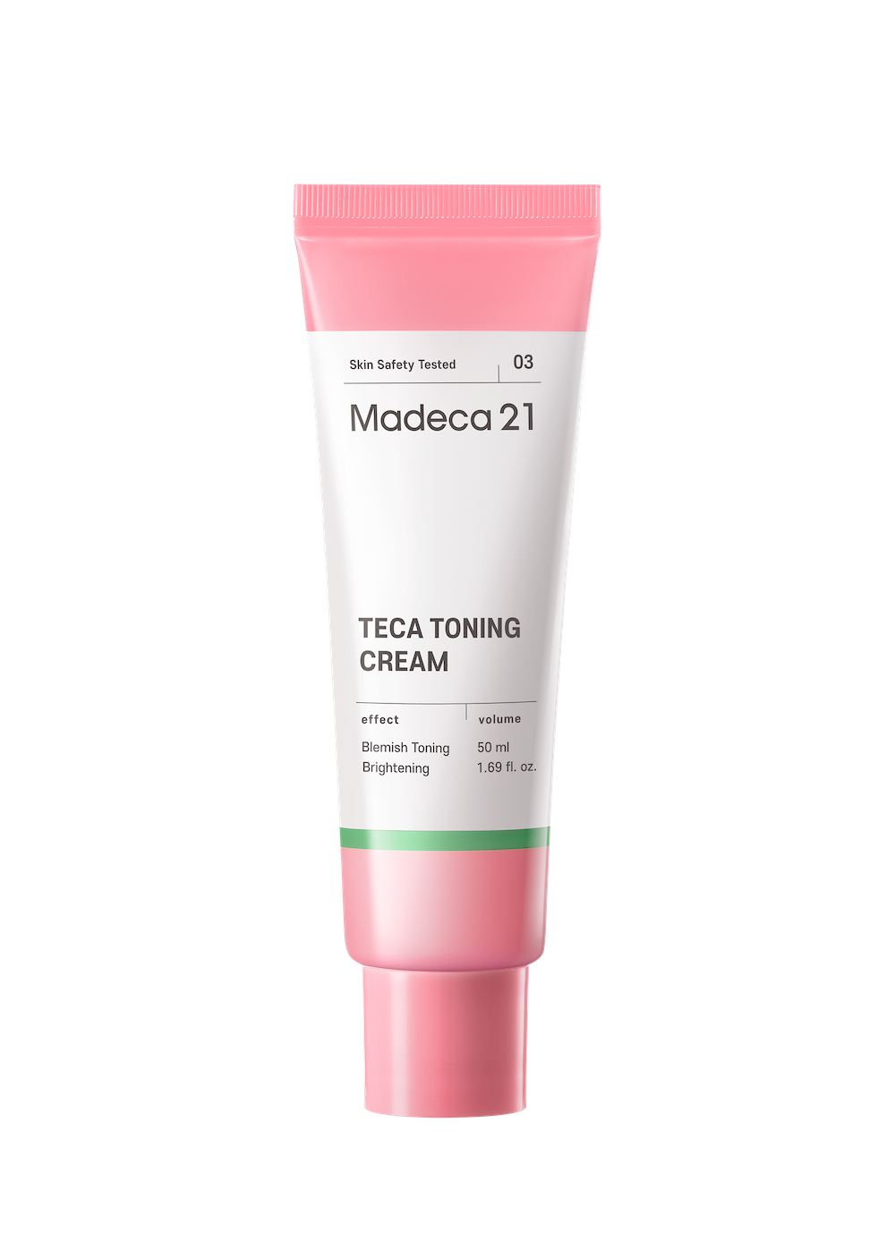 Madeca21 Teca Toning Cream packaging box and jar together