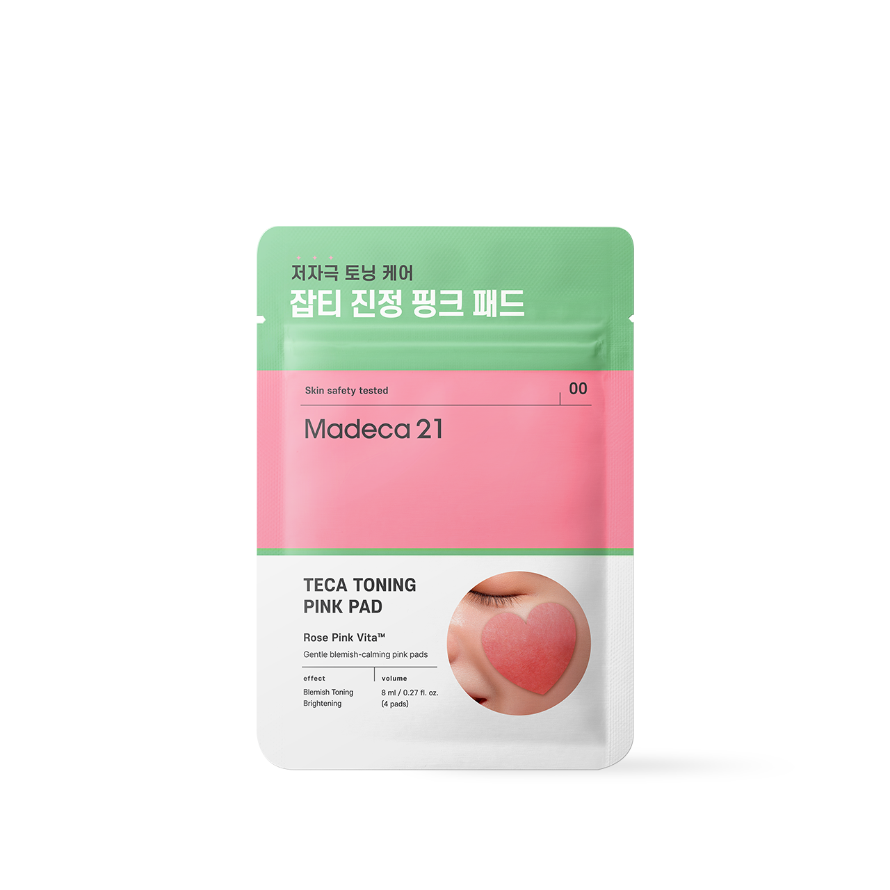 Madeca21 Teca Toning Pink Pad 4ea Korean toner product image