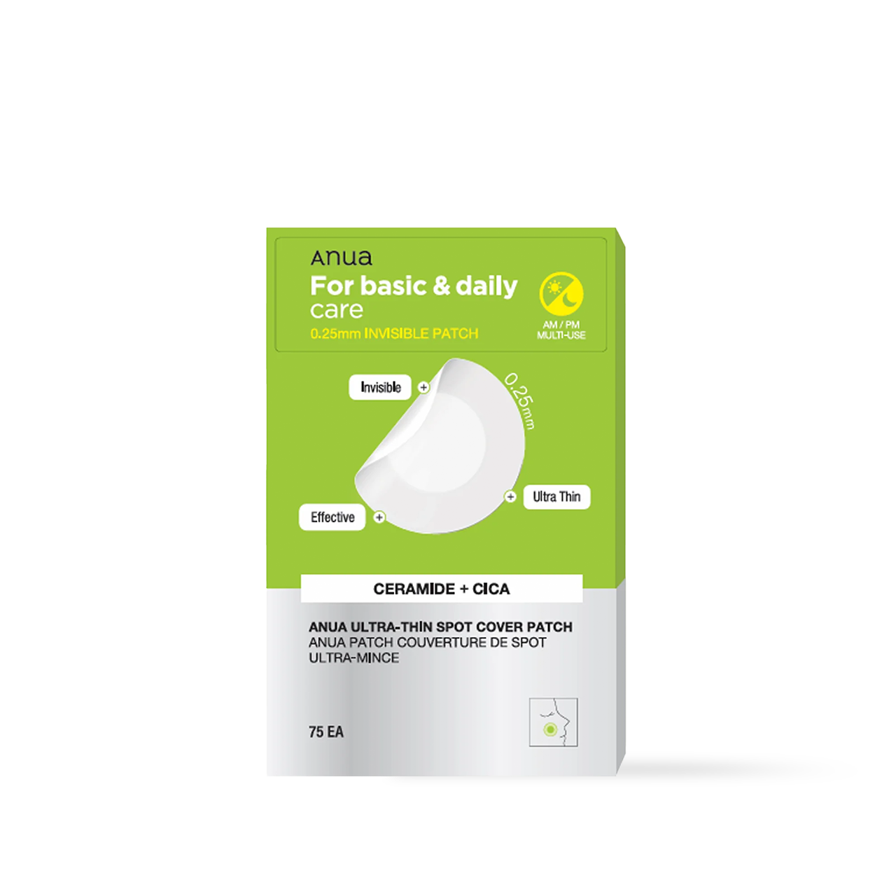 ANUA Ultra Thin Spot Cover Patch 75ea Korean skincare product image