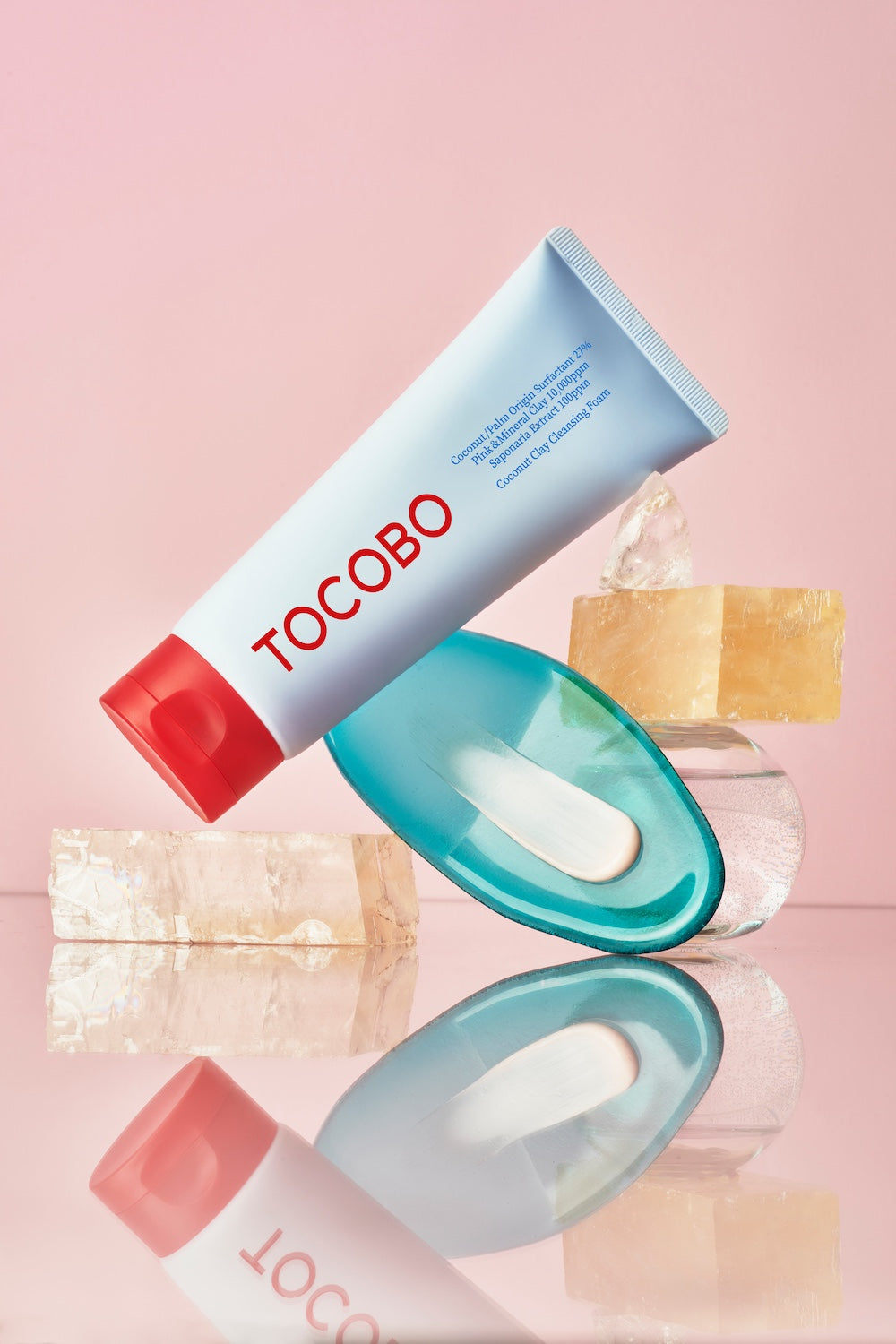 TOCOBO Coconut Clay Cleansing Foam 150ml Korean cleanser product image