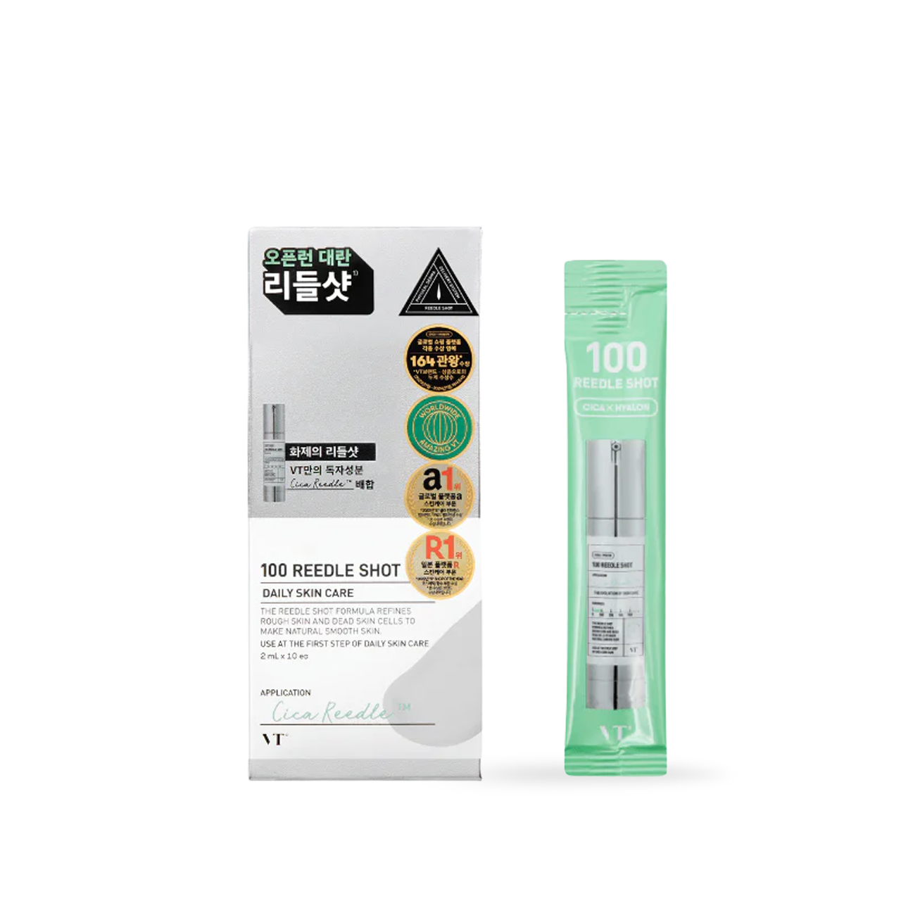 VT Cosmetics 100 Reedle Shot 10ea Korean ampoule product image