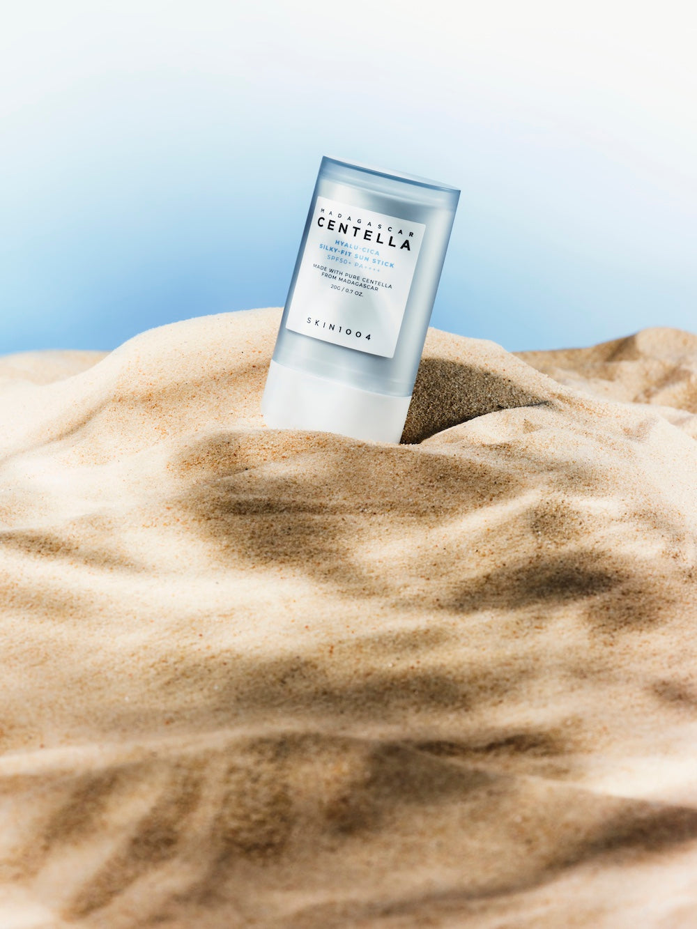 SKIN1004 sun stick 20g twisted up showing product
