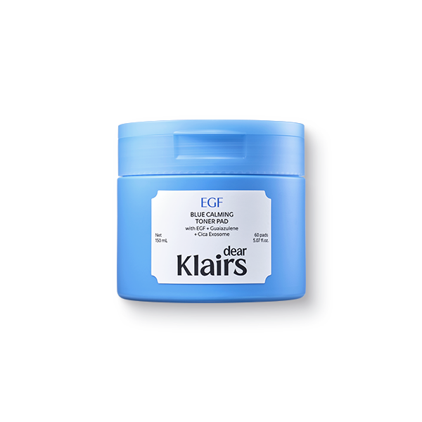 Dear Klairs EGF Blue Calming Toner Pad 150 Ml 60 Pads Korean toner product image