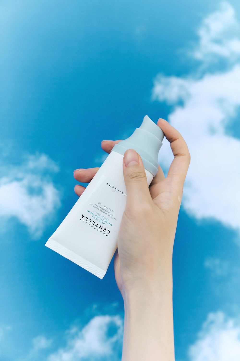 SKIN1004 Madagascar Centella Hyalu-Cica Water-Fit Sun Serum 50ml Korean sunscreen product image