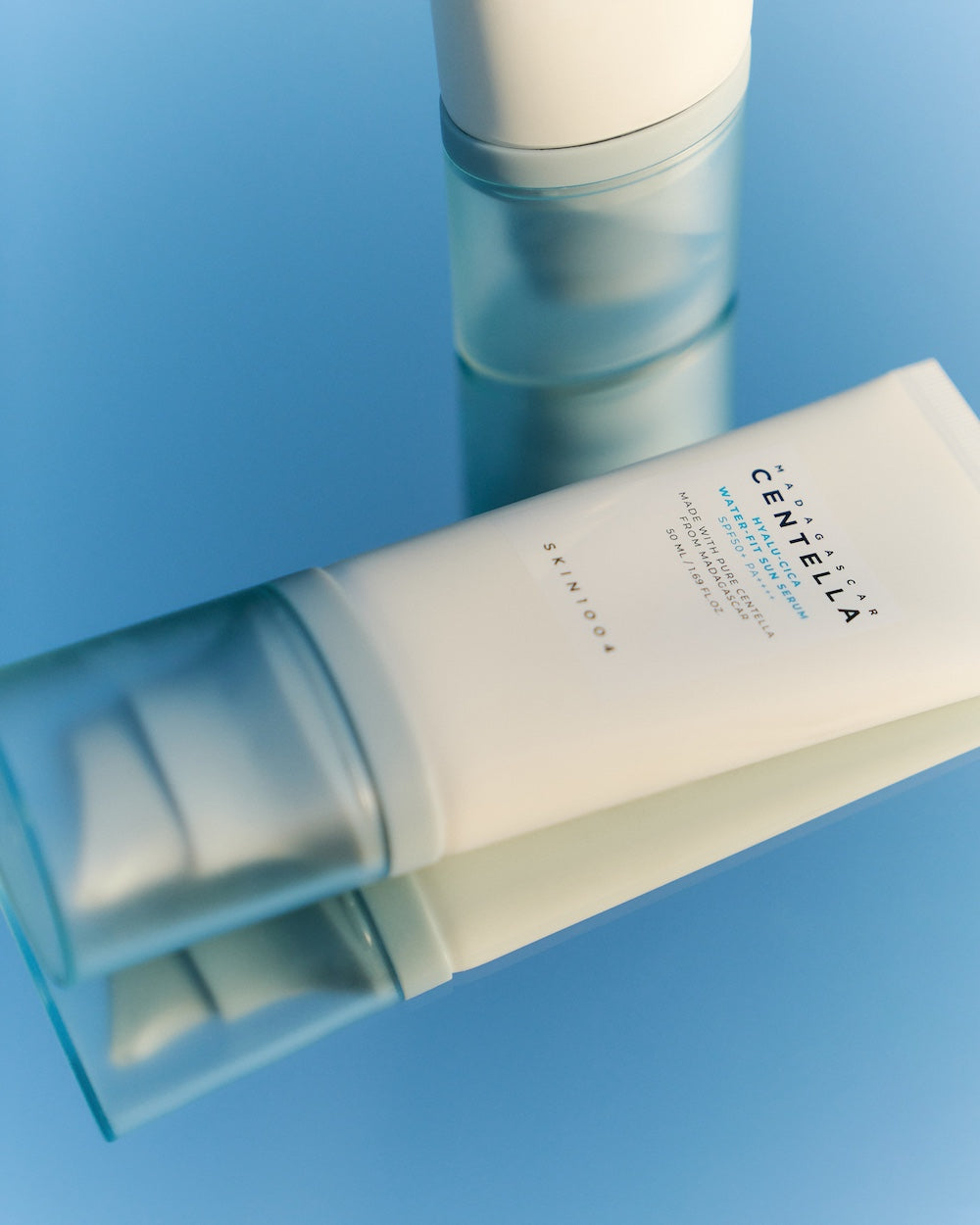 Full ingredient list on sun serum packaging