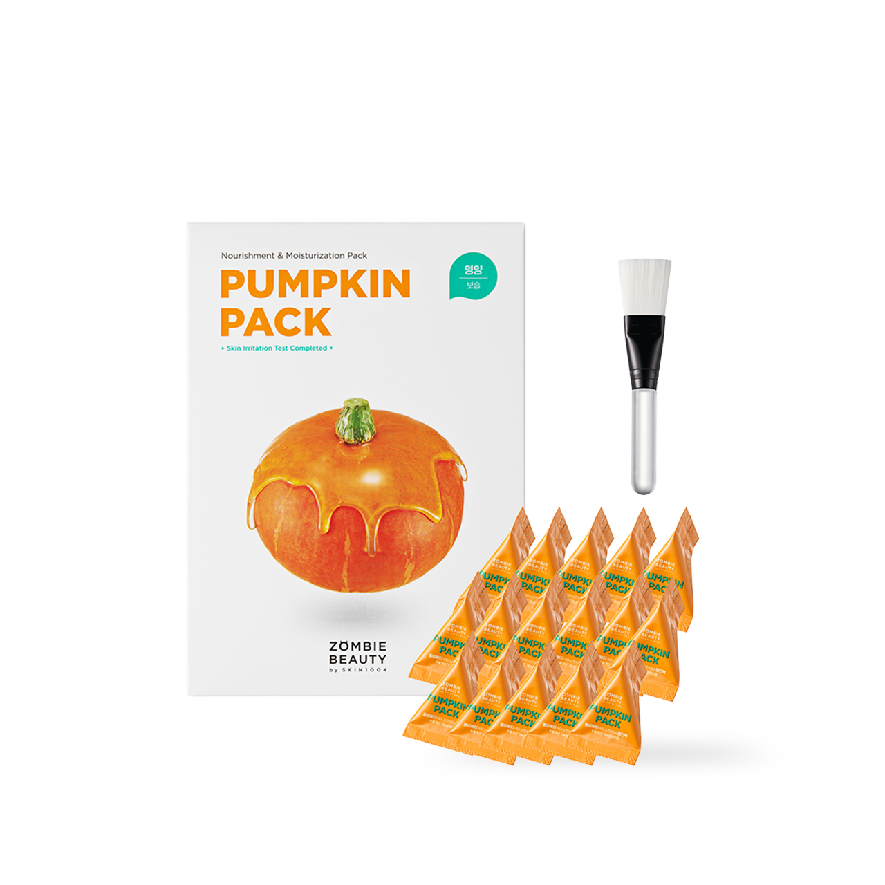 Pumpkin pack texture on brush applicator