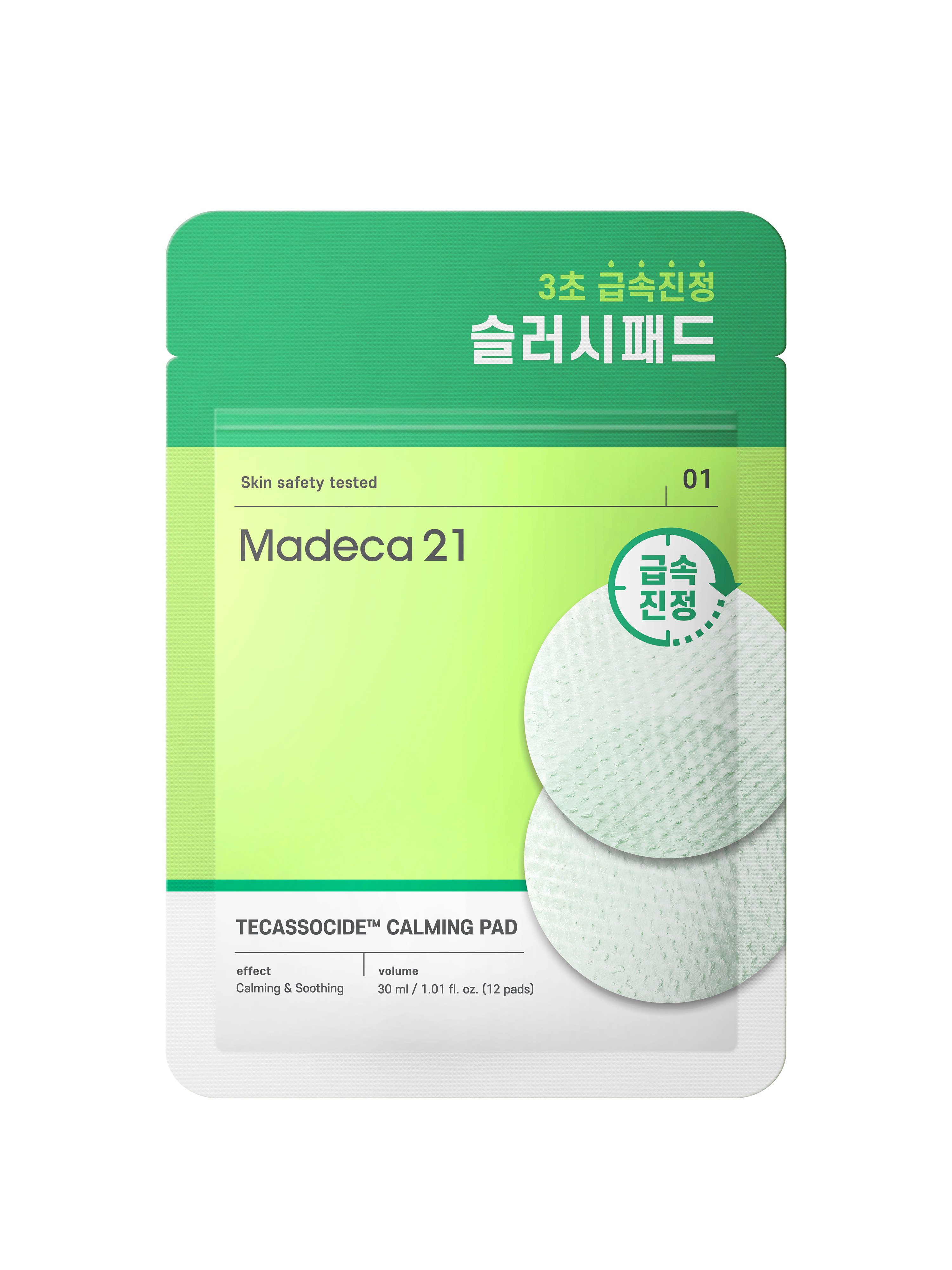 Madeca21 Tecassoside Calming Pad 12ea Korean toner product image