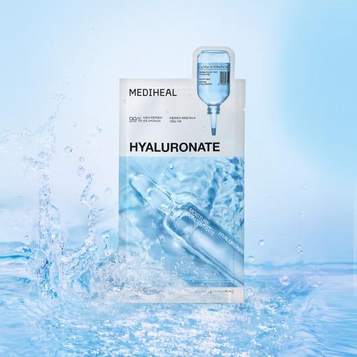 MEDIHEAL Hyaluronate Essential Mask Sheet Ultra Hydration 10ea Korean skincare product image