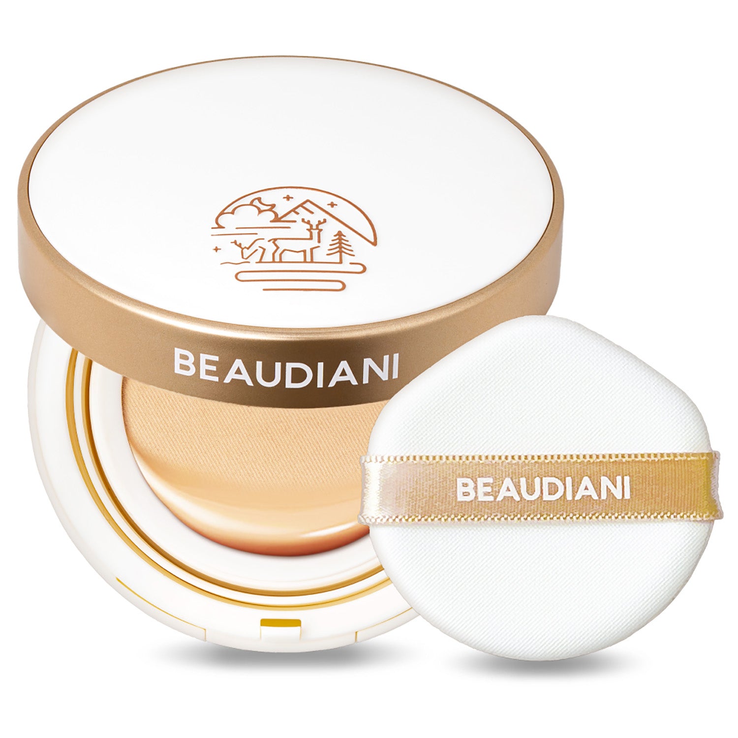 BEAUDIANI Mesh Glow Up Cushion 12g 3 Colors K-beauty makeup product image